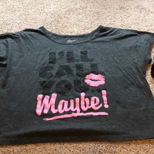 Cropped tee